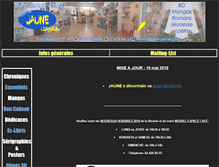 Tablet Screenshot of librairie-jaune.com